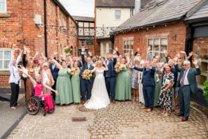 Cheshire wedding Lion and Swan Congleton